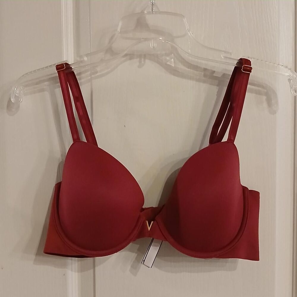 Victoria's Secret Lined Demi Bra with underwire and convertible straps 38C